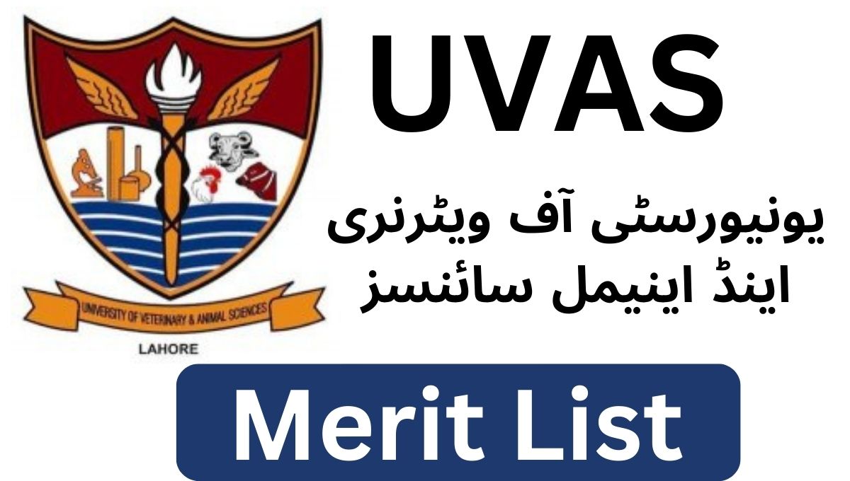 UVAS merit list 2022 For Undergraduate Degree Programs
